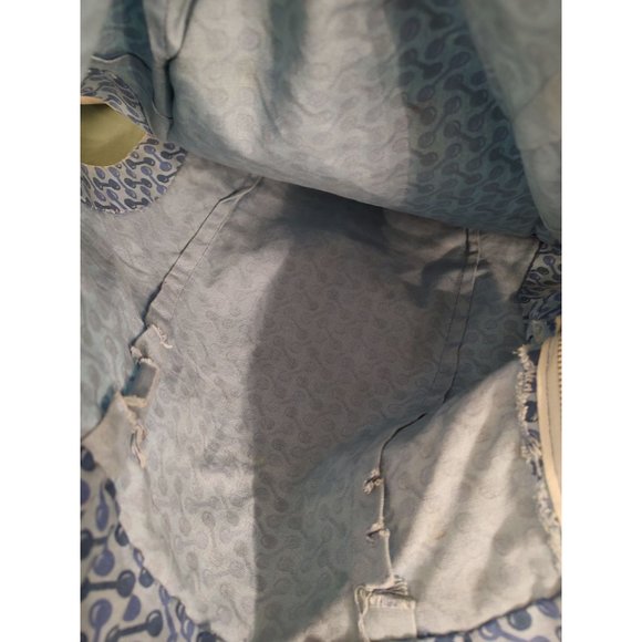 1950's-60's Sleeveless Blue Homemade top - Picture 8 of 9